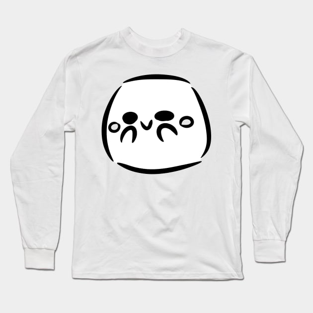 Happy Marshmallow Long Sleeve T-Shirt by Jossly_Draws